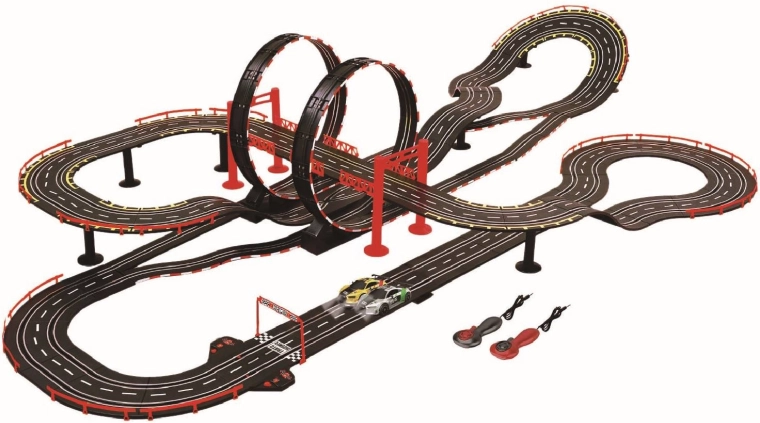 Pista Elettrica Mega Loop con auto AUDI
