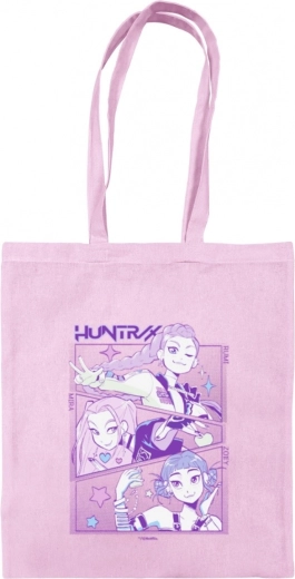 Borsa in cotone K-POP Demon Hunters – rosa