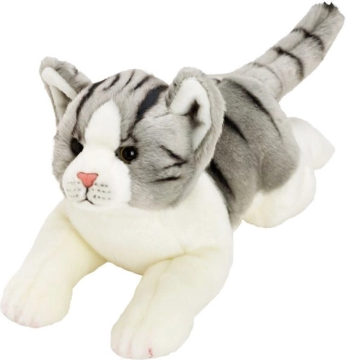 Gatto di peluche realistico 35 cm