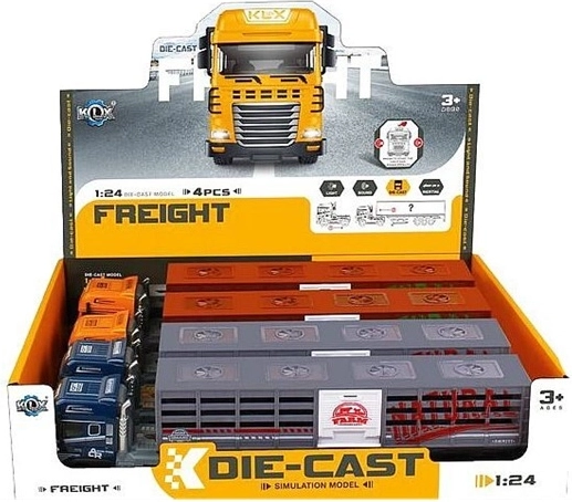 Camion per bambini per il trasporto di animali 39 cm con effetti luminosi e sonori HAT40