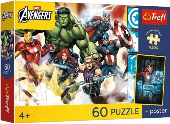 Puzzle PremPlus Kids “Razem silniejsi” 60 pezzi