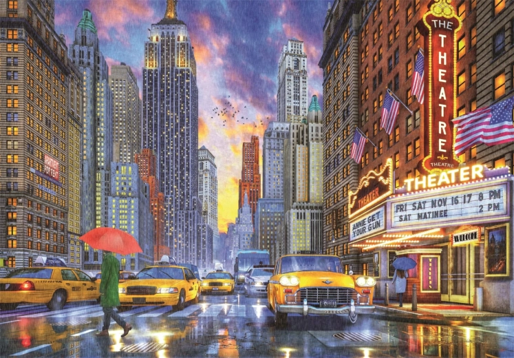 Puzzle Clementoni Manhattan piovoso 2000 pezzi