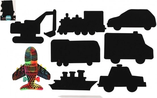 Immagini da grattare mezzi di trasporto