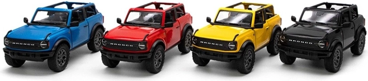 Modello in metallo Ford Bronco 2022 con retrocarica