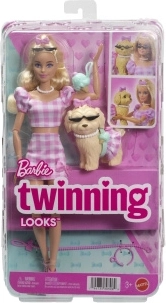 Barbie costume doppio con fiocco – bambola con cagnolino
