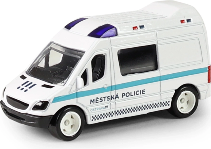 Furgoncino della polizia in metallo Polizia municipale di Ostrava - 1 pezzo