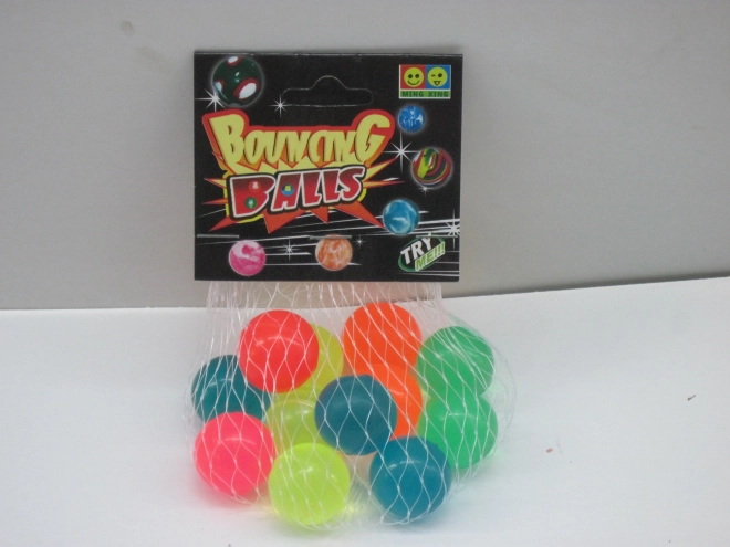 Set di 12 palline rimbalzanti 2,5 cm