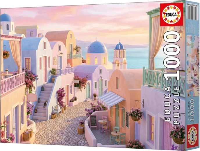 Puzzle EDUCA Santorini 1000 pezzi con colla