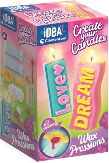 Mini fabbrica di candele Messaggi – set creativo