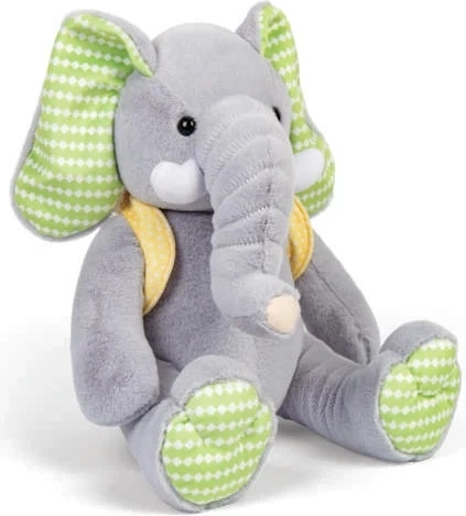 Elefante di peluche con zainetto 26 cm BIGJIGS TOYS