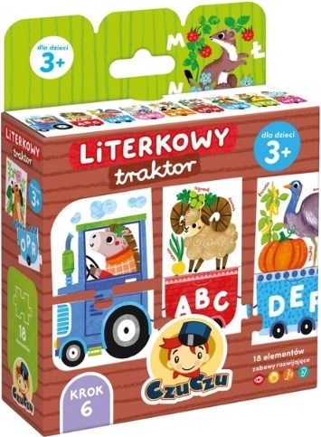 CzuCzu Trattore delle letterine – puzzle dell’alfabeto