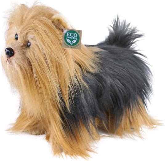 Yorkshire in peluche in piedi 30 cm Eco-Friendly