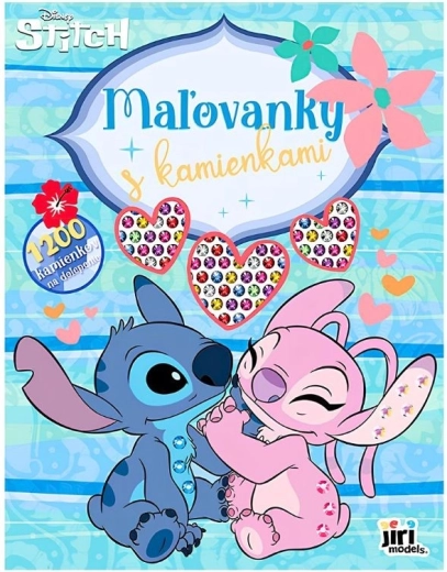 Album da colorare con gemme Lilo & Stitch
