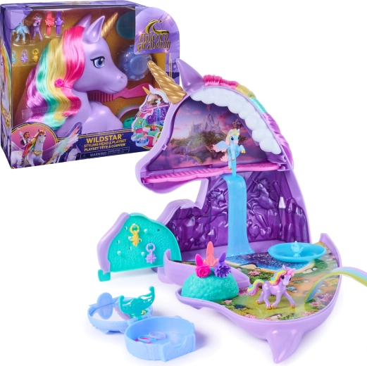 Unicorn Academy Wildstar – testa da pettinare e set di gioco 2 in 1