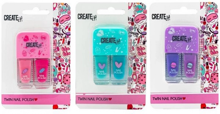 Smalto per unghie per bambini TWIN Lollipopz, peel-off e atossico