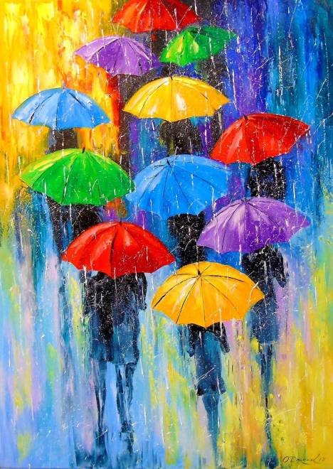 Puzzle Giorno di pioggia 1000 pezzi