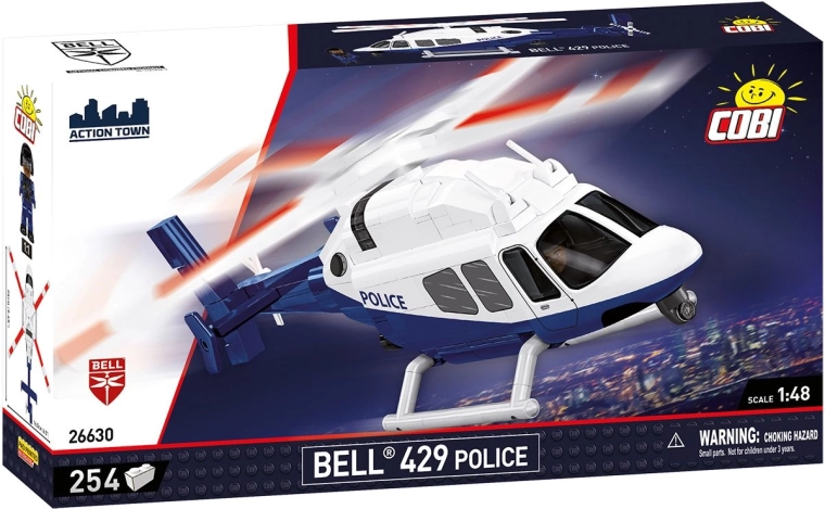 Cobi Bell 429 elicottero di polizia 1:48 (254 pezzi)