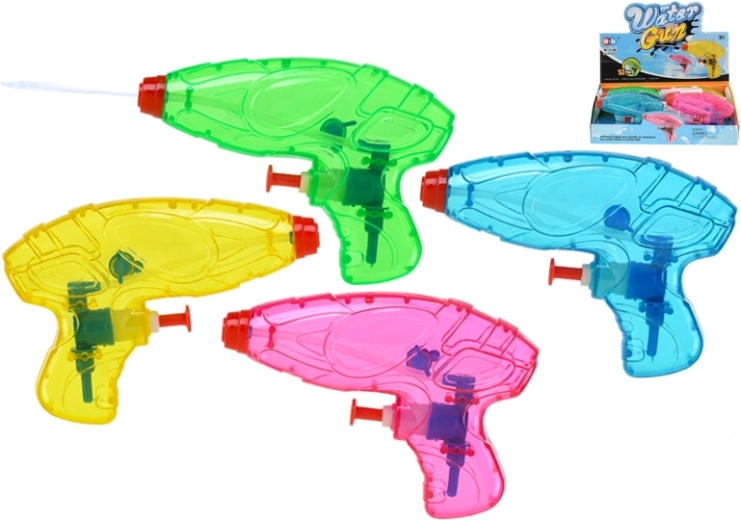 Pistola ad acqua 12 cm – set da 12 pezzi, 4 colori