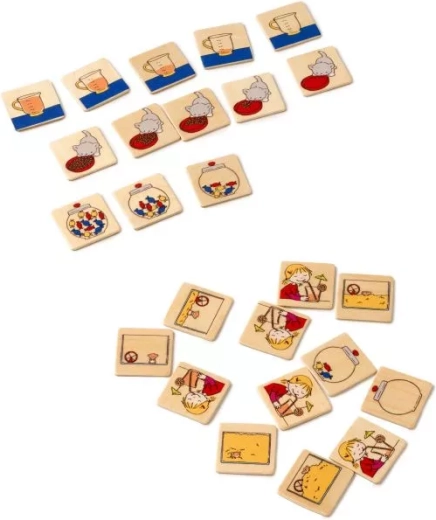 Toys for Life ordinamento di immagini – dal pieno al vuoto (apprendimento del volume)