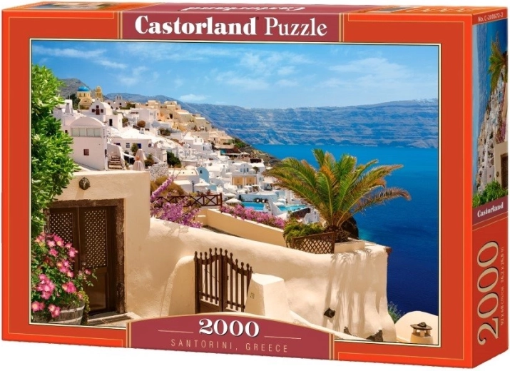 Puzzle Castorland Santorini, Grecia 2000 pezzi
