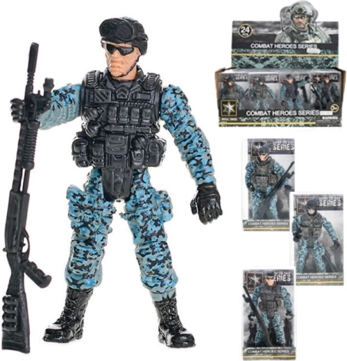 Soldato a molla con arma – 4 varianti