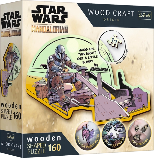 Puzzle in legno Star Wars: The Mandalorian – 160 pezzi