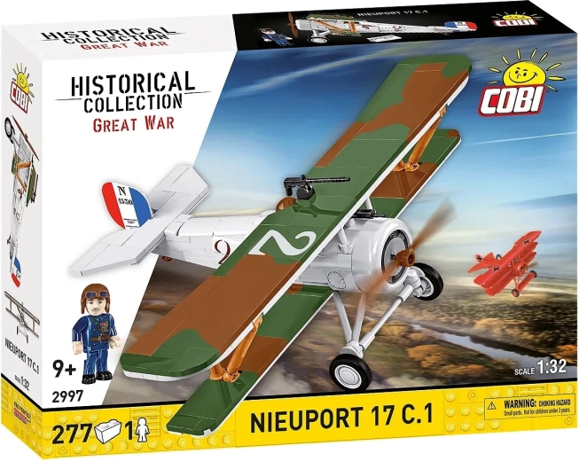 Kit di montaggio aereo Nieuport 17 C.1 – biplano storico 1:32 (277 pezzi)