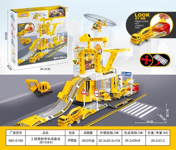 Garage e parcheggio con lanciatore – edizione cantiere