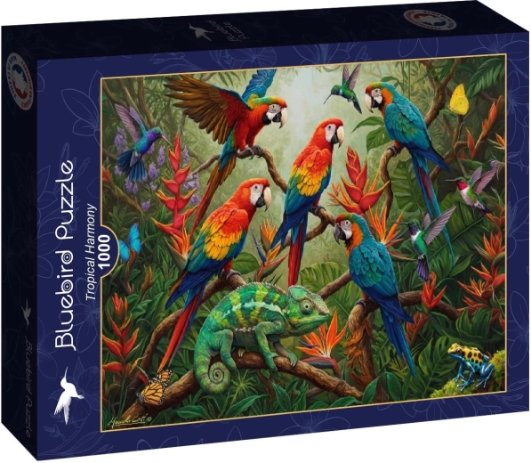 Puzzle Bluebird Armonia tropicale 1000 pezzi