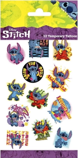 Tatuaggi temporanei STITCH per bambini