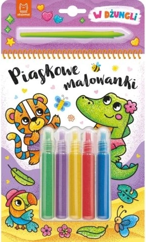 Album da colorare con la sabbia Nella giungla