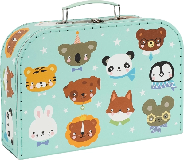 A Little Lovely Company set di due valigette in cartone Amici Animali