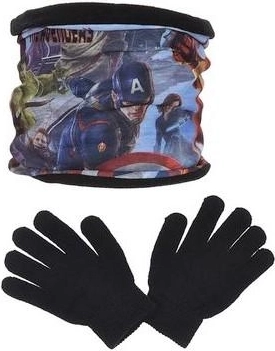 Scaldacollo e guanti Avengers