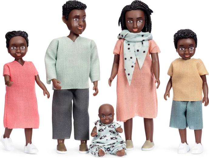 Set familiare di bambole Billie per casa delle bambole Lundby