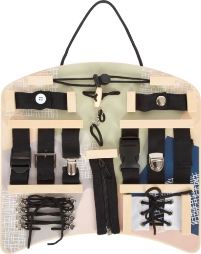 Small Foot tavola motoria con elementi di chiusura e allacciatura