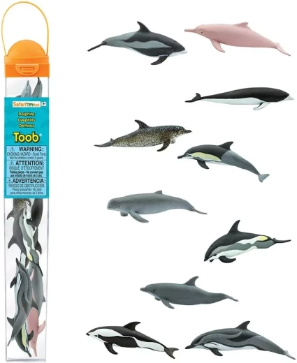 Safari Ltd. tubo con statuine di delfini (10 pz)