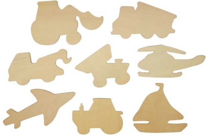 Immagini di veicoli da ricalcare Bigjigs Toys