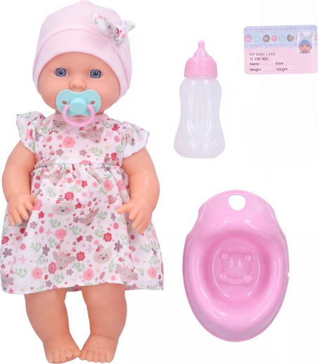 Bambolina che fa pipì con biberon 30 cm