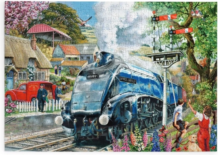 House of Puzzles Treno notturno – puzzle da 500 pezzi grandi