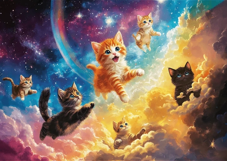 Puzzle Gatti Spaziali 500 pezzi TREFL