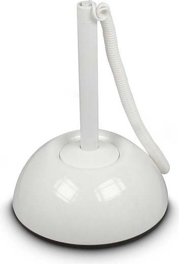 Penna a sfera con supporto ICO Lux, bianca