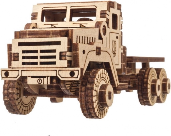 Puzzle meccanico in legno camion militare