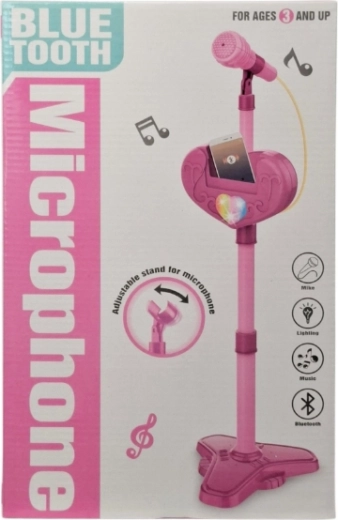 Microfono per bambini con supporto e Bluetooth