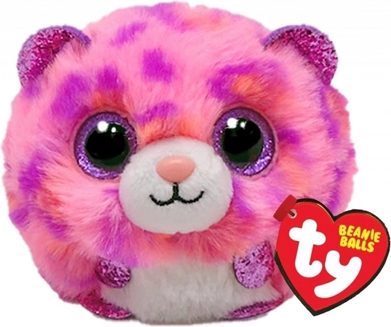 TY Puffies Meteor – leopardo rosa