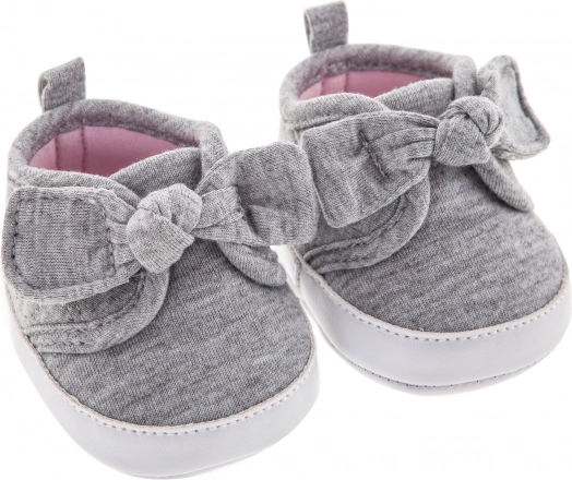 Scarpine per bambola – sneakers grigie con fiocchetto