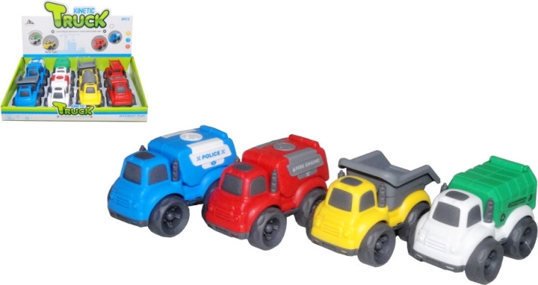 Auto di plastica con trazione a frizione per bambini 18+ mesi