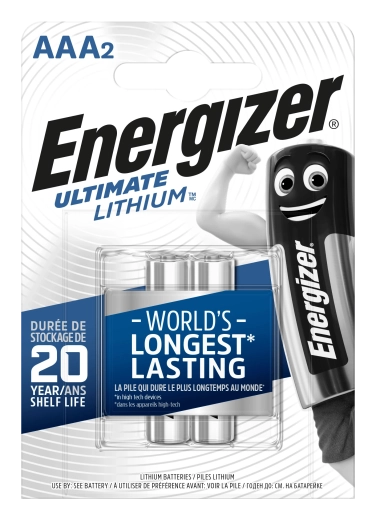 Batterie al litio Energizer Ultimate Lithium AAA - 2 pezzi