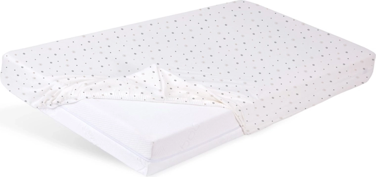 Lenzuolo con angoli in jersey Babymatex per lettino 60 × 120 cm – stelline