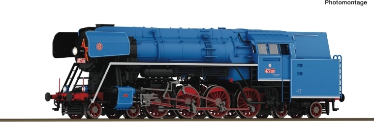 Roco Locomotiva a vapore 477 008 ČSD Papoušek digitale con suono