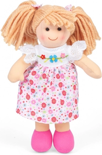 Bigjigs Toys bambola di stoffa Georgia 25 cm